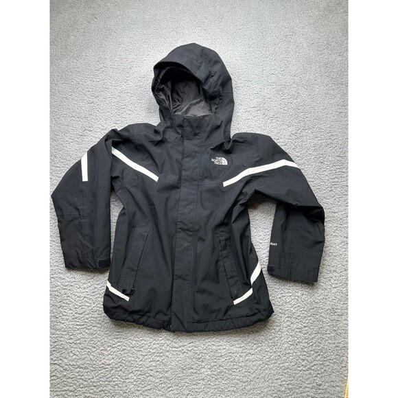 The North face jacket black boys size S Nimbo Triclimate Shell Ski jacket hyvent